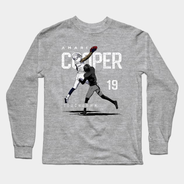 Amari Cooper Dallas Touchdown Long Sleeve T-Shirt by MASTER_SHAOLIN